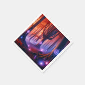 Herfst Whimsigoth Enchanted Dusk Forest Découpage Servet (Hoek)