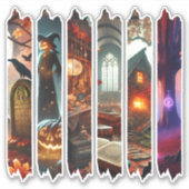 Herfst Whimsigoth Magische Mysterie Washi Tape Pla Sticker (Voorkant)