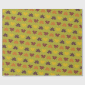 Herfst Whimsy - Mooie Thanksgiving Bladeren Cadeaupapier (Vlak)