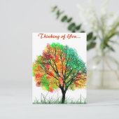 Herfst Whimsy Natuur Savvy Destiny Gifts Briefkaart (Staand voorkant)