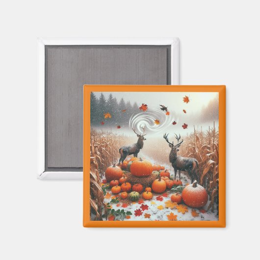 Herfst Whirlwind Magnet (Voorkant / Achterkant)