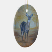 Herfst Whitetail Deer Art Ornament (Rechts)