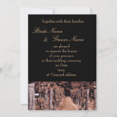 herfst wijngaard met uitzondering van datum save the date (Achterkant)