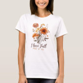 Herfst Wild Flowers T-shirt (Voorkant)