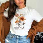Herfst Wild Flowers T-shirt