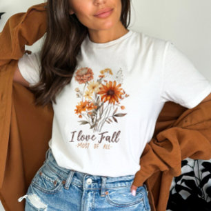 Herfst Wild Flowers T-shirt
