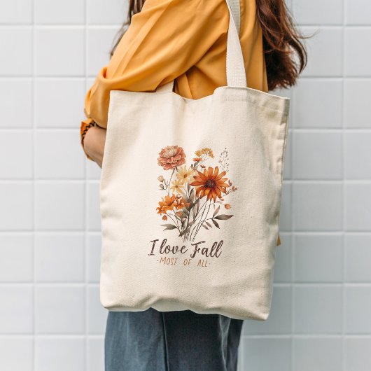 Herfst Wild Flowers Tote Bag