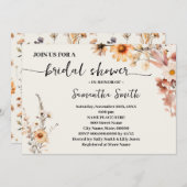 Herfst Wildbloemen Boho Herfst Vrijgezellenfeest Kaart (Voorkant / Achterkant)