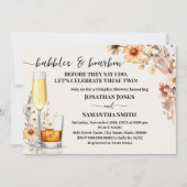 Herfst Wildbloemen Bubbels & Bourbon Couples Douch Kaart (Voorkant)