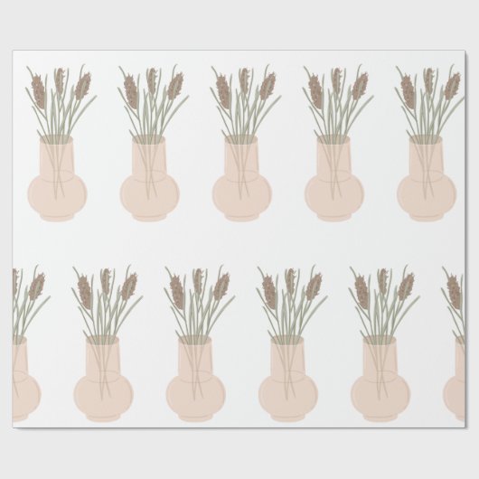 Herfst Wildbloemen Cadeaupapier (Vlak)