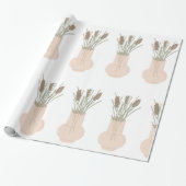 Herfst Wildbloemen Cadeaupapier (Uitgerold)