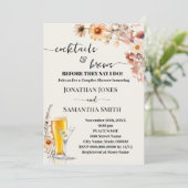 Herfst Wildbloemen Cocktails & Brouwerijen Koppels Kaart (Staand voorkant)