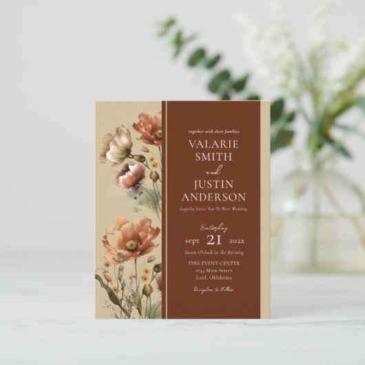 Herfst Wildbloemen in één keer (Staand voorkant)