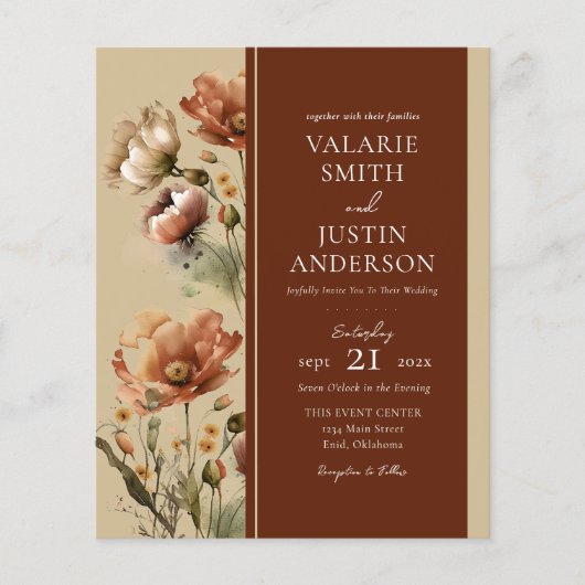 Herfst Wildbloemen in één keer (Voorkant)