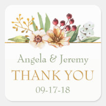 Herfst Wildbloemen Waterverf Bruiloft Wijze