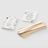 Herfst Wildbloemen Weddenschap Handwaaier (Niet-gemonteerd)