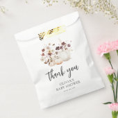 Herfst Wilde Bloem Baby Shower Bedankzakje (Gezegeld)