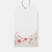 Herfst Wilde Bloem Bruidsboeket Cadeaulabel (Achterkant)