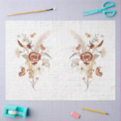 Herfst Wilde bloem Pampas Grass Ephemera ontkoppel Tissuepapier (Craft)