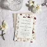 Herfst wilde bloemen kaart<br><div class="desc">Haal je gasten in de enthousiasme voor je bruiloft met je Herfst Wildbloemen Floral Wedding Invitations.</div>