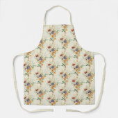 Herfst wilde bloemen patroon schort (Voorkant)