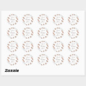 Herfst Wilde Bloemen Waterverf Bericht Sticker (Vel)