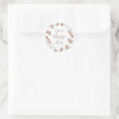 Herfst Wilde Bloemen Waterverf Bericht Sticker (Tas)