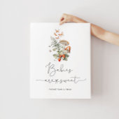 Herfst wilde paddenstoelen Baby's zijn zoet Poster