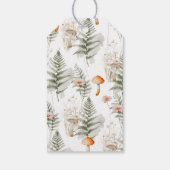 Herfst wilde paddestoel baby shower dank u label cadeaulabel (Achterkant)