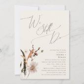 Herfst Wildflower Beige We doen nog steeds aan ver Kaart (Voorkant)