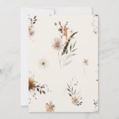Herfst Wildflower Beige We doen nog steeds aan ver Kaart (Achterkant)