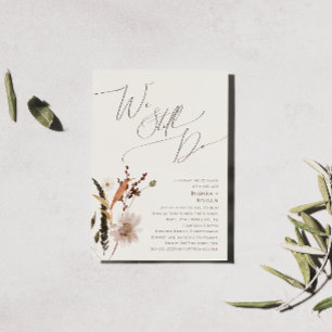 Herfst Wildflower Beige We doen nog steeds aan ver Kaart