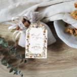 Herfst Wildflower Elegant Vrijgezellenfeest Cadeaulabel<br><div class="desc">Het ontwerp van de Herfst Wildflower Elegant Vrijgezellenfeest Gift Labels is een boeiende mix van verfijning en bohemian charme. Elk onderdeel van deze geschenk labels is zorgvuldig vervaardigd om een gevoel van etherische schoonheid op te roepen en de vreugdevolle gelegenheid van een vrijgezellenfeest te vieren. De Gift Labels is versierd...</div>