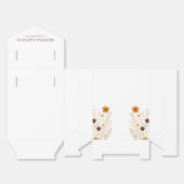 Herfst Wildflower Elegante Boho bruiloft Bedankdoosjes (Ongevouwen)