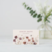 Herfst Wildflower Field Visitekaartje (Staand voorkant)