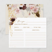 Herfst Wildflower Goud Bloemen Vrijgezellenfeest R (Voorkant / Achterkant)