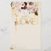 Herfst Wildflower Goud Bloemen Vrijgezellenfeest S (Achterkant)