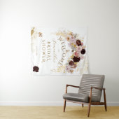 Herfst Wildflower Goud Bloemen Vrijgezellenfeest Wandkleed (In Situ (horizontaal))