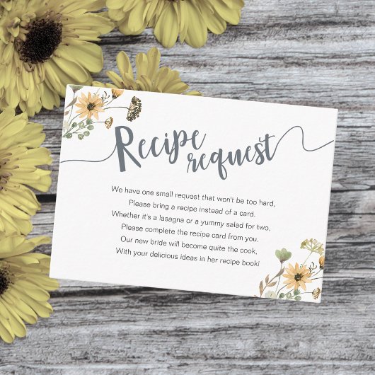 Herfst Wildflower Mason Jar Recipe Request Informatiekaartje