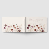 Herfst Wildflower Meadow Wedding Gastenboek (Volledig)