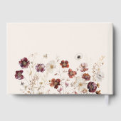 Herfst Wildflower Meadow Wedding Gastenboek (Achterkant)