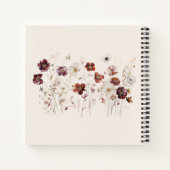 Herfst Wildflower Meadow Wedding Guestbook Notitieboek (Achterkant)