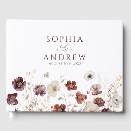 Herfst Wildflower Wedding Gastenboek