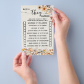 Herfst Wildflower zou ze liever douchen spel Kaart (Hand)