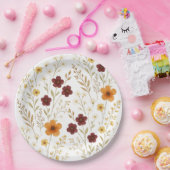 Herfst Wildflowers Elegant Papier Bord (Feest)