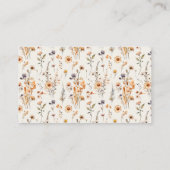 Herfst Wildflowers Hoeveel Kusjes voor Mrs Game Ka Plaatskaartje (Achterkant)