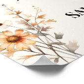 Herfst Wildflowers Kies een stoel in plaats van ee Poster (Hoek)