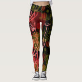 Herfst Wildflowers Leggings (Voorkant)