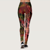 Herfst Wildflowers Leggings (Achterkant)