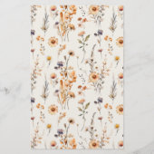 Herfst Wildflowers Time Capsule Advies Game Kaart (Achterkant)